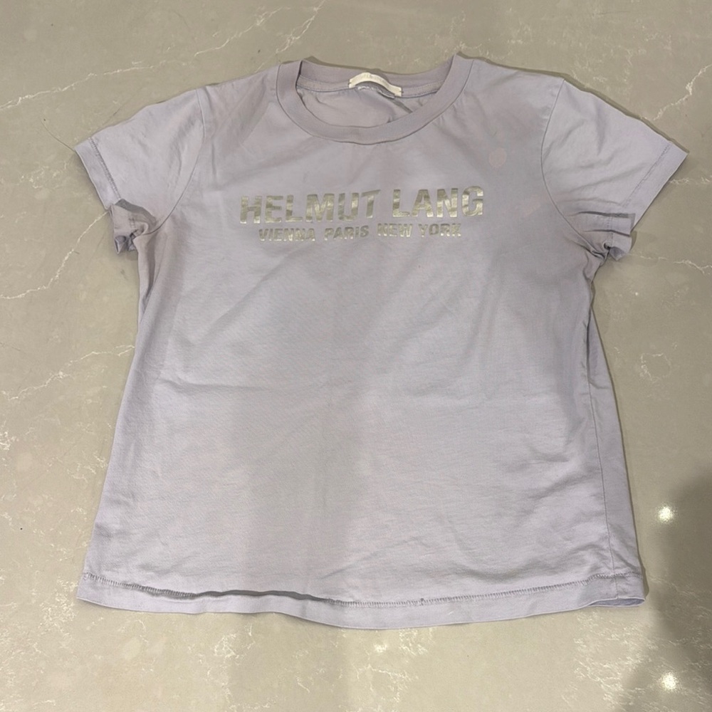 Helmut Lang Light Purple Tee